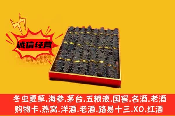 阿勒泰地区回收海参